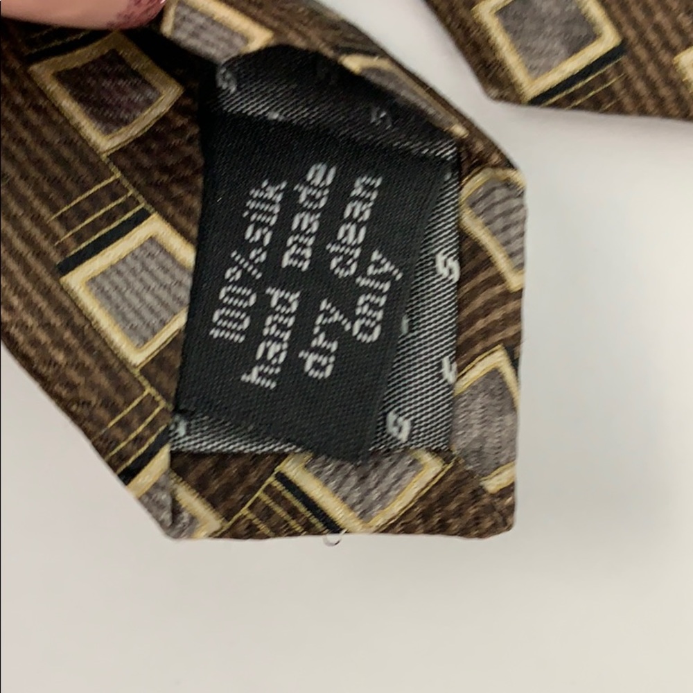 Salvatore Pellegrino Geometric Silk Tie 15PE - Picture 4 of 5